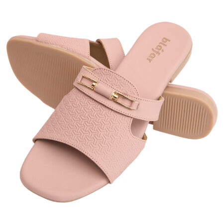 Pink Blafar Elegant Comfort Flat Sandals