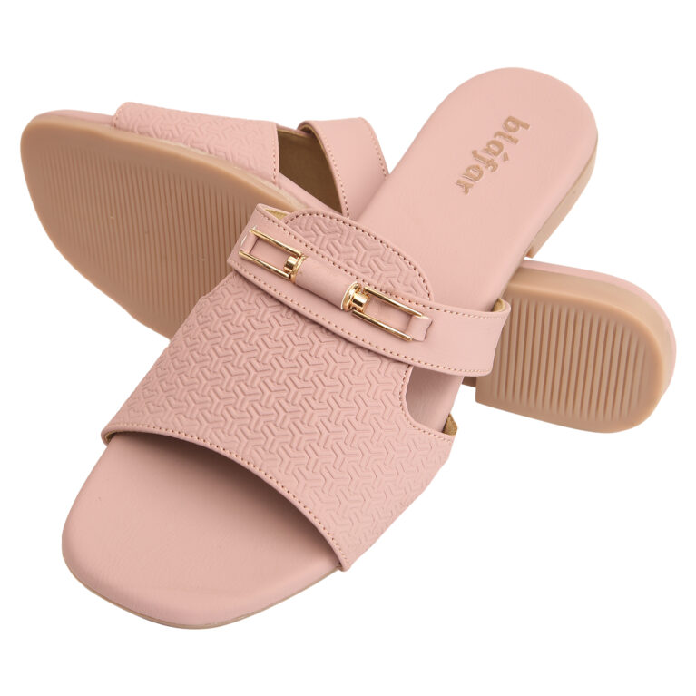 Pink Blafar Elegant Comfort Flat Sandals